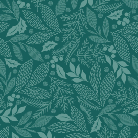 Holiday Stitches Stitched Evergreens Deep Green - MAS11173G