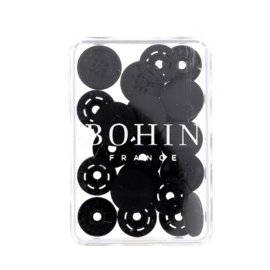 Bohin Finger Snap Buttons - zwart