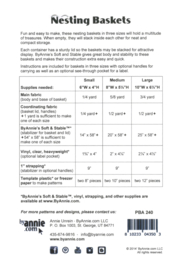Nesting Baskets - PBA240