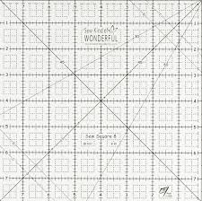 Liniaal Sew Square 8 x 8 inch