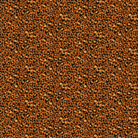 Jewel Leopard Skin Orange  - 2403N