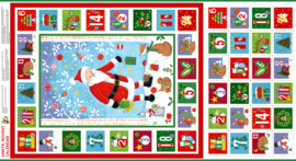 Advent Panel Merry Santa - 2486/1