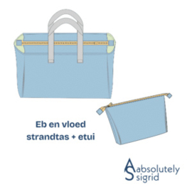 Eb en Vloed - Strandtas & etui