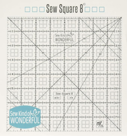 Liniaal Sew Square 8 x 8 inch
