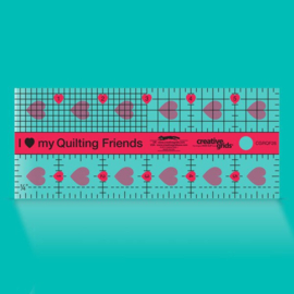 Creative Grids  Quilt ruler 2½ x 6 inch   - CGRQF26
