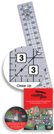 Creative Grids Quilt ruler Basic 3 x 18 inch  - CGRBR3