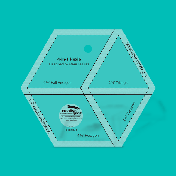 Creative Grids 4 in 1 Hexie  - CGRSM1