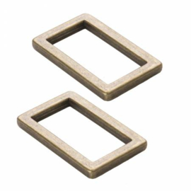 By Annie - Rectangle ring/passant 1 inch = 25 mm