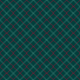 Holiday Stitches Plaid Deep Green - MAS11175G