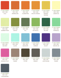 Charm Pack Robert Kaufman - Kona Cotton New Colors 2019