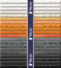 Charm Pack Lumin Fabrics - Fundamentals Ghosttown