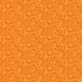Awesome Owls Happy Swirl Orange - 9416/28