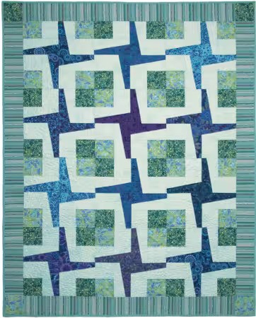 Quiltpatroon - Square Dance