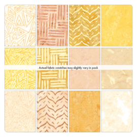 Charm Pack Benartex Fabrics  - Bali Golden Beach