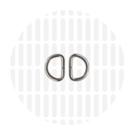 Zipper zoo D-ring 12 mm