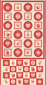 Scandi Advent Pocket Panel - 60 x 110 cm