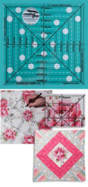 Creative Grids Quilt ruler : Square It Up & Fussy Cut  6,5 inch - CGRSQ6