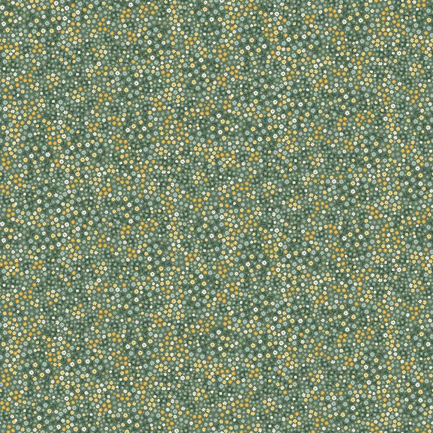 Hello Autumn Blooms Teal - 100T