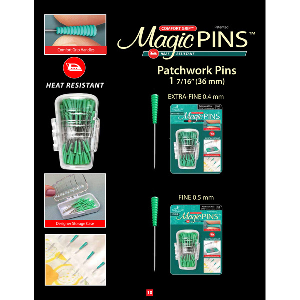 Magic Pins Patchwork (spelden) - Extra fine (100 stuks), Quiltmaterialen