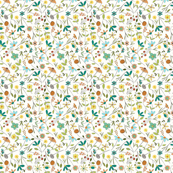 Be my Neighbor Tiny Floral Ivory - 53163/1