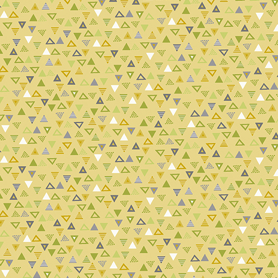 Baby Safari Triangles Yellow - 2444Y