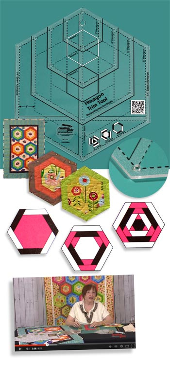 Creative Grids Hexagon Trim Tool  - CGRJAW4