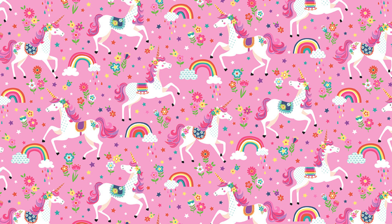 Daydream Unicorns Pink - 2275P