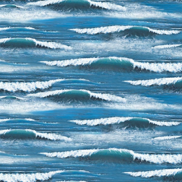 Landscape Medley Breaking Waves - 297BLUE