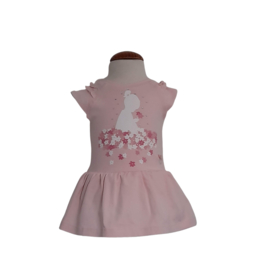 LE CHIC | Baby jurk wit met kersjes