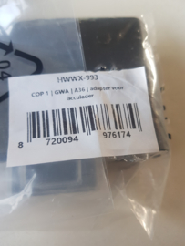 Cop 1 adapter lader A 36 accu nieuw in verpakking