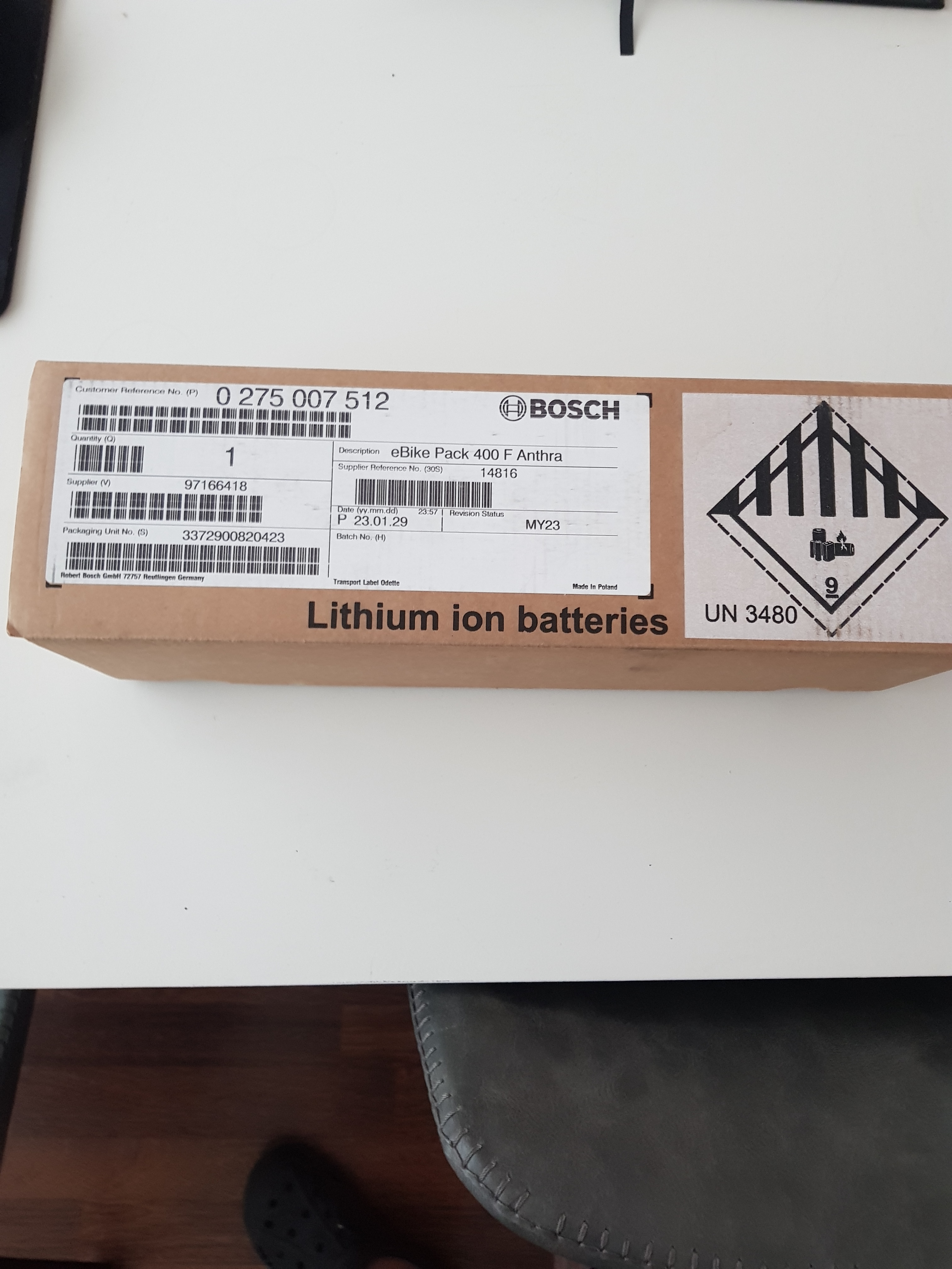 Bosch 400WH Nieuw!