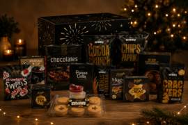 Kerst vol lekkers (Zwart)