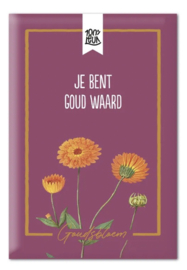 Bloemenzaadjes – Je bent goud waard – Goudsbloem