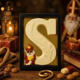 Chocoladeletter wit