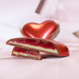 Love hart - vanille - framboos