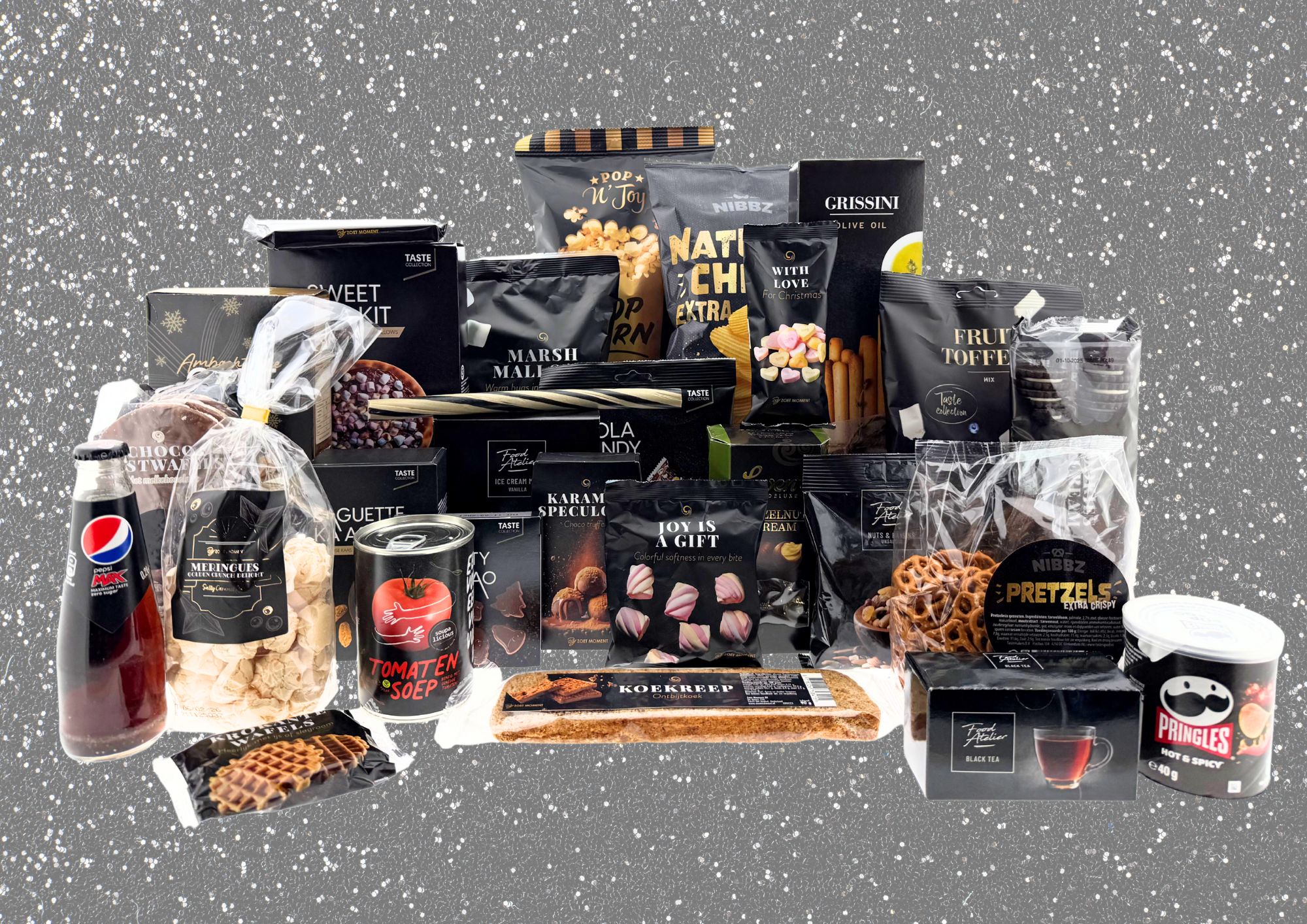 Kerstknaller Zwart