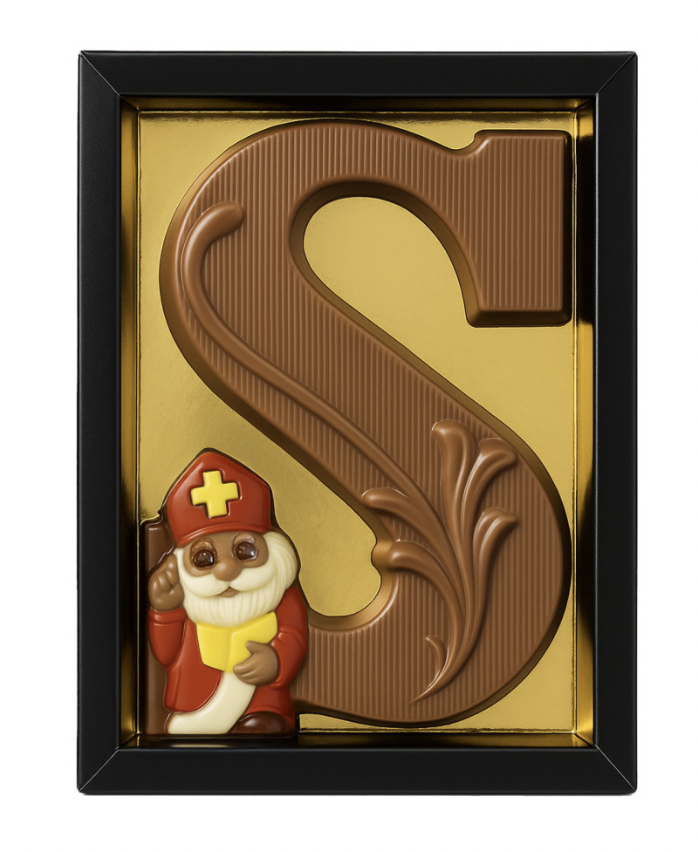 Letter deco melk 225g S