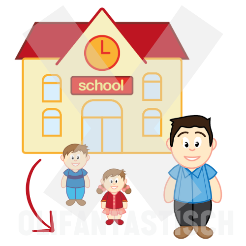 School | Papa haalt je uit school
