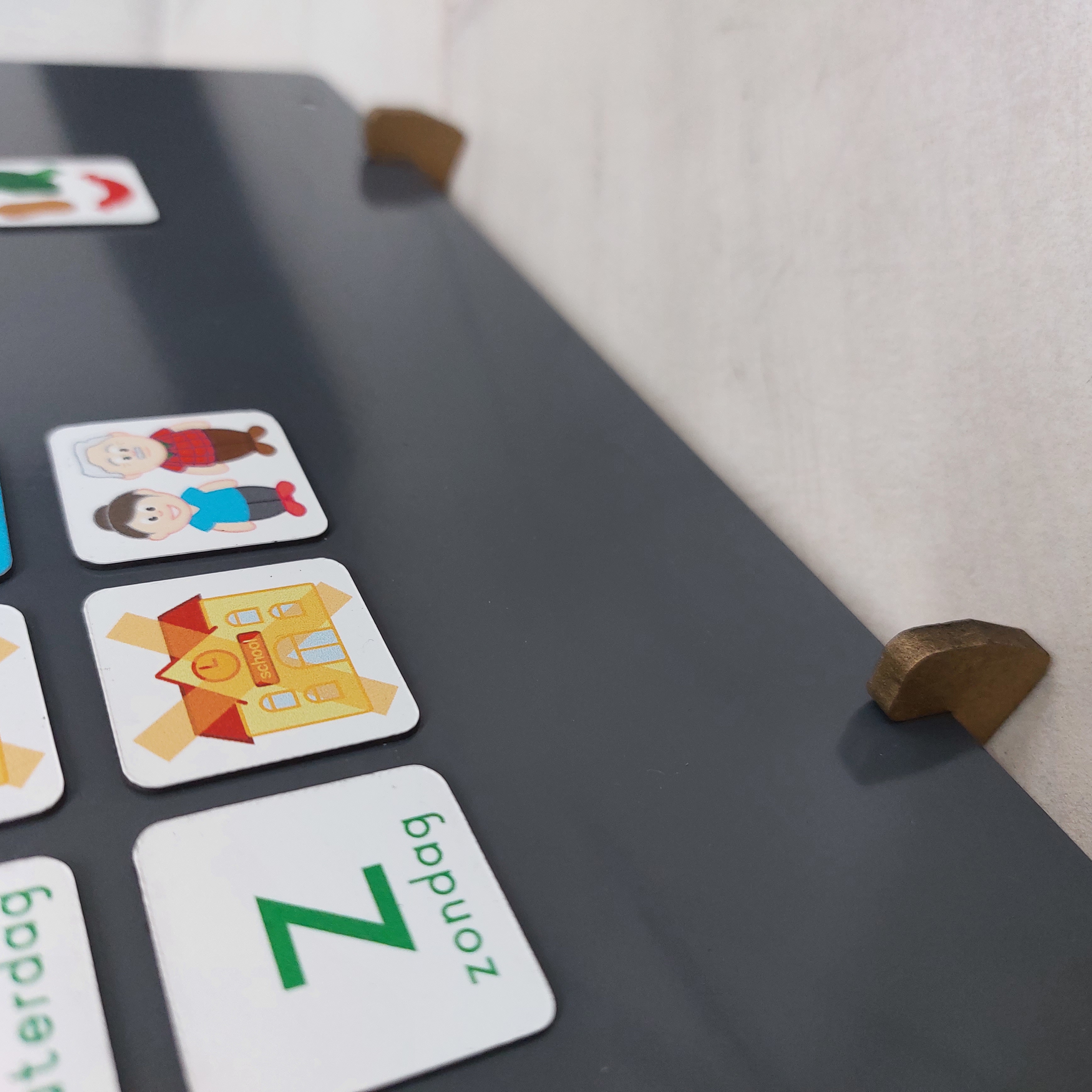 Houten standaard voor je magneetbord