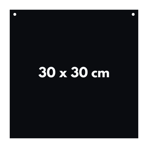 Magneetbord 30 x 30 cm | zwart