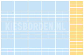Kiesbord/keuzebord kleuters (div opties)