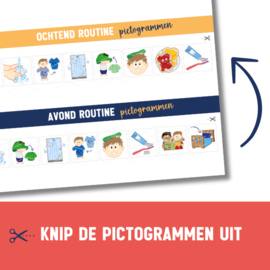 Printable | Ochtend- en avondroutine
