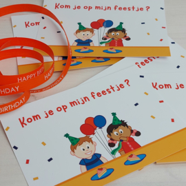 Uitnodiging Kinderfeestje (kaart A6)