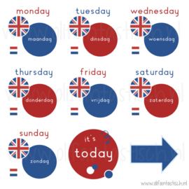 Dagen van de week | Engelstalig