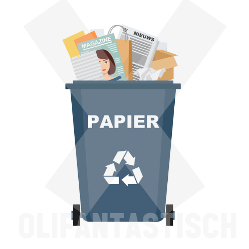 Klusjes | Papierbak/oud papier