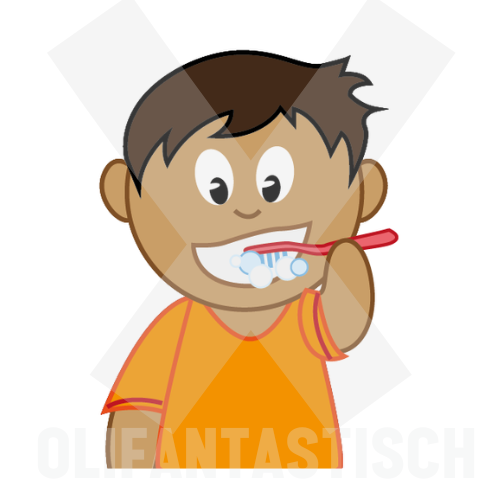 Hygiëne | Tanden poetsen (jongen 2)