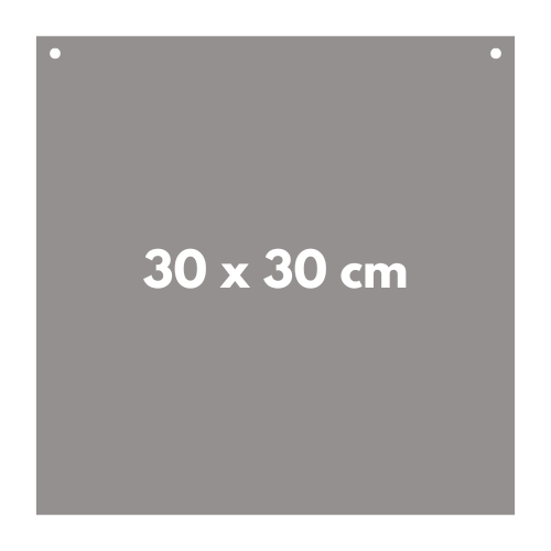 Magneetbord 30 x 30 cm | grijs