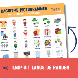 Printable | Dagritme pictogrammen