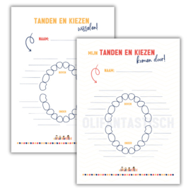 Printable | Tanden- en kiezenkaart
