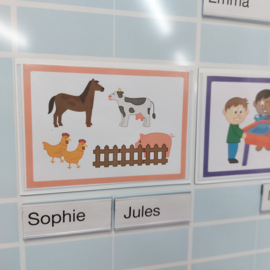 Magnetisch hoesje (voor kiesbord kaarten)